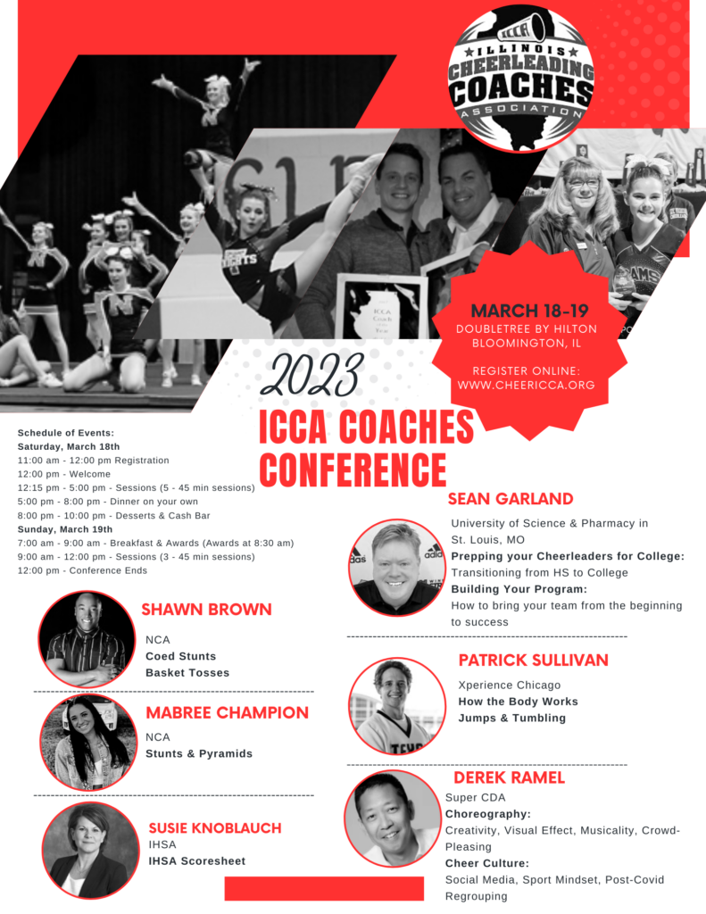 ICCA Coaches Conference 2023 ICCA Illinois Cheerleading Coaches